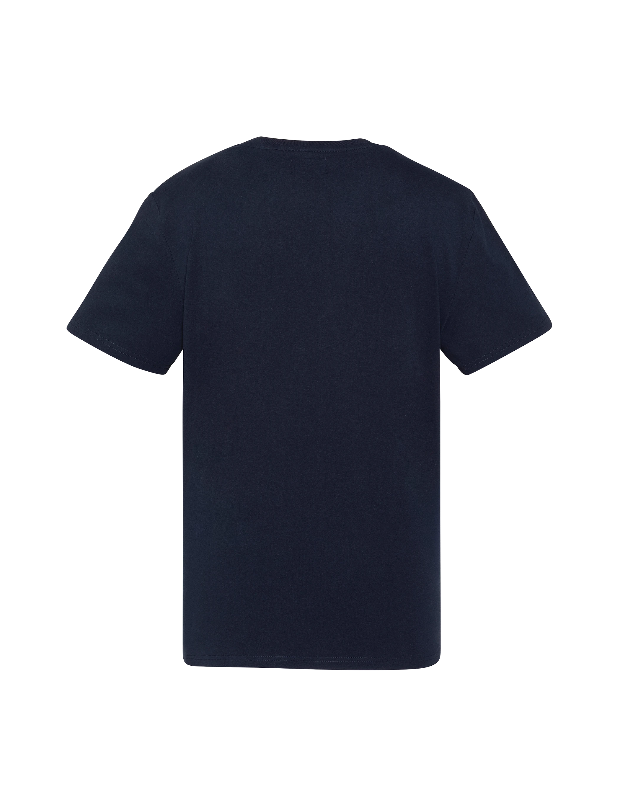 Marineblaues T-Shirt mit Vintage-Schott NYC®-Aufdruck-2