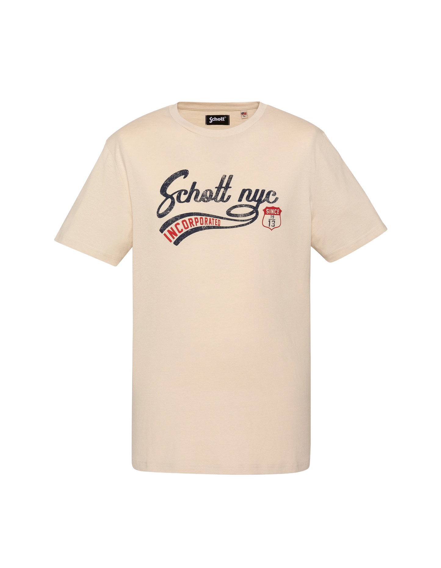 Vintage Schott NYC® Sand Print T-Shirt