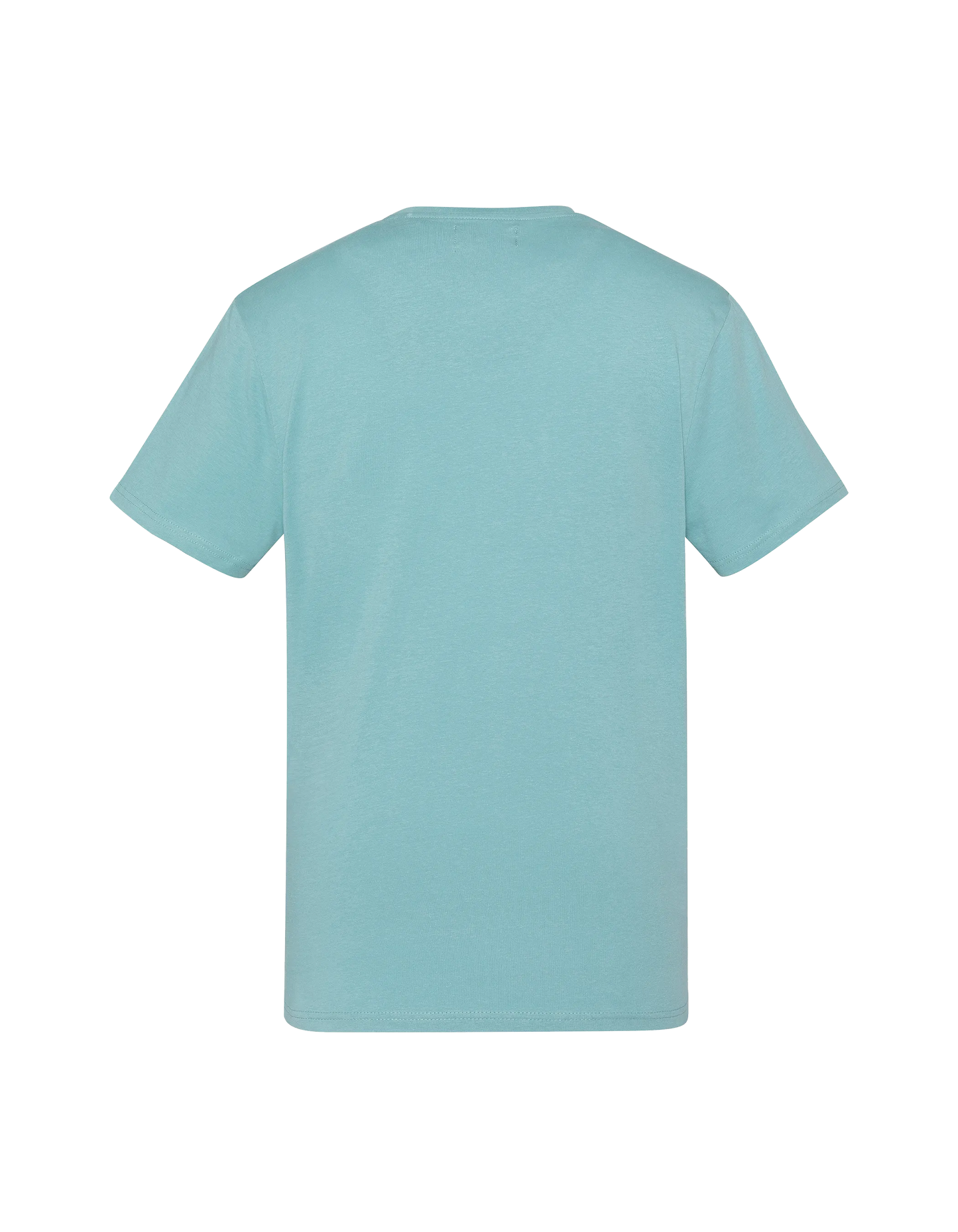 T-shirt azure stampata