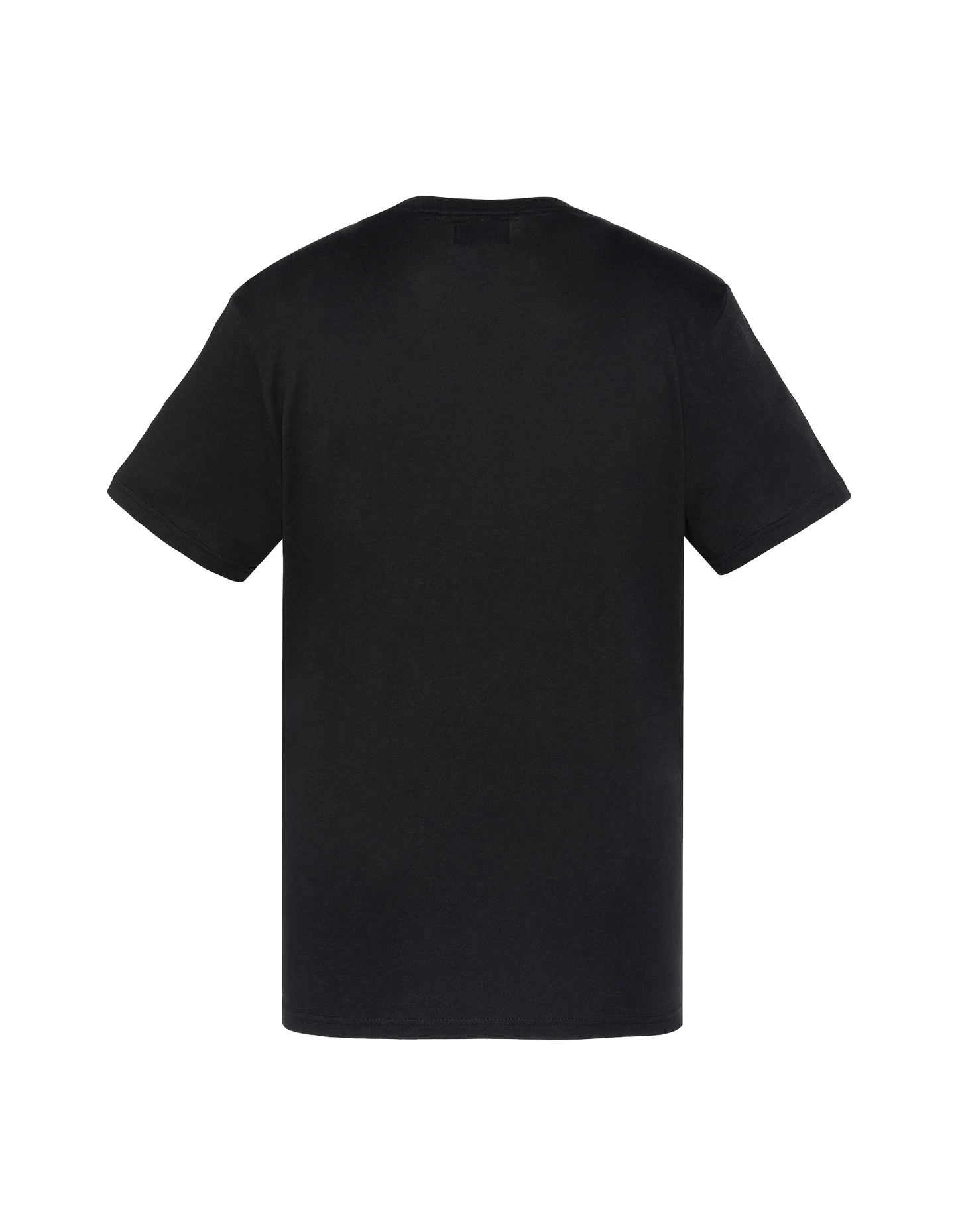 Gedrucktes schwarzes T-Shirt