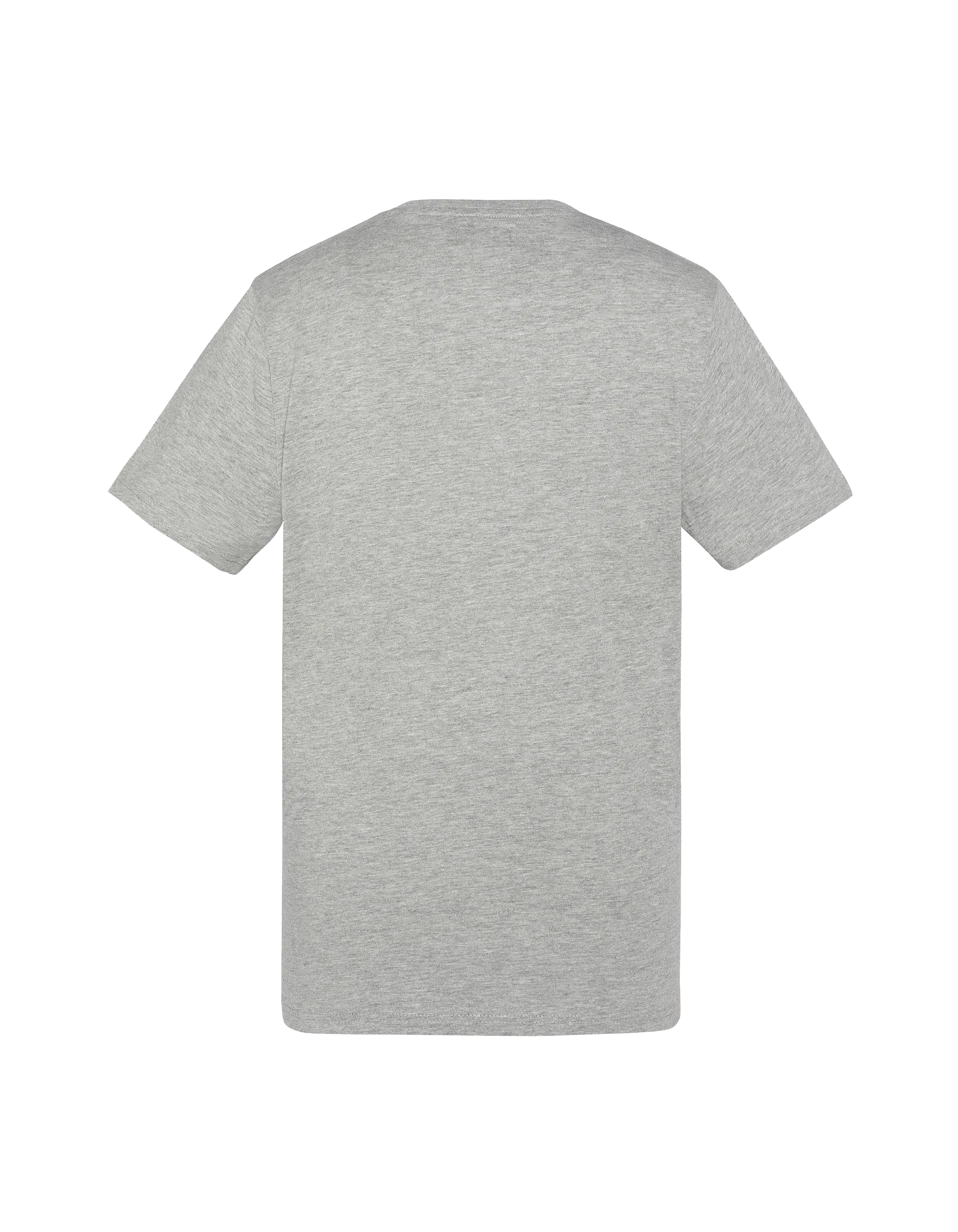 T-shirt grigio affare stampato-2