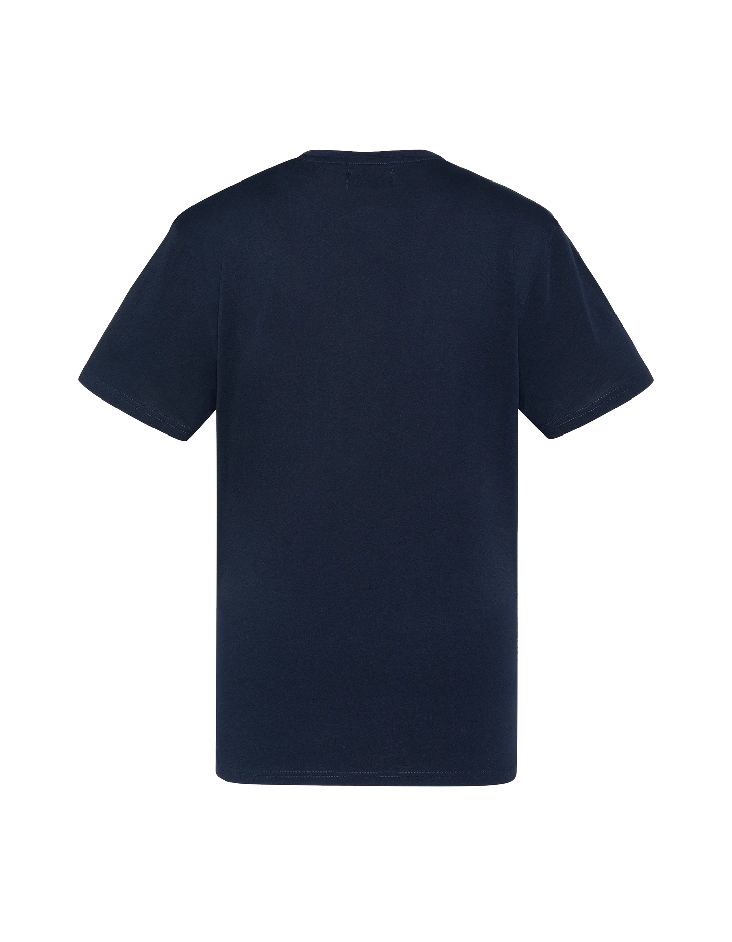 Gedrucktes dunkelblaues T-Shirt