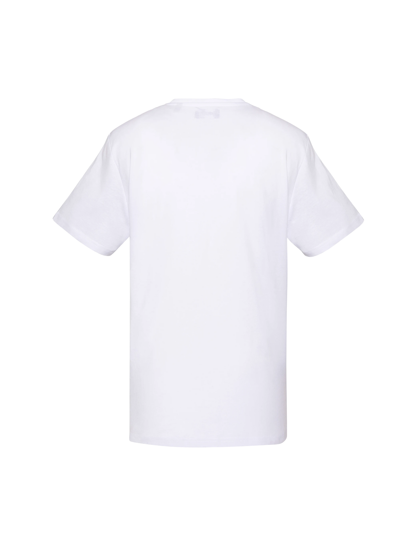 T-shirt blanc imprimé Custom Biker