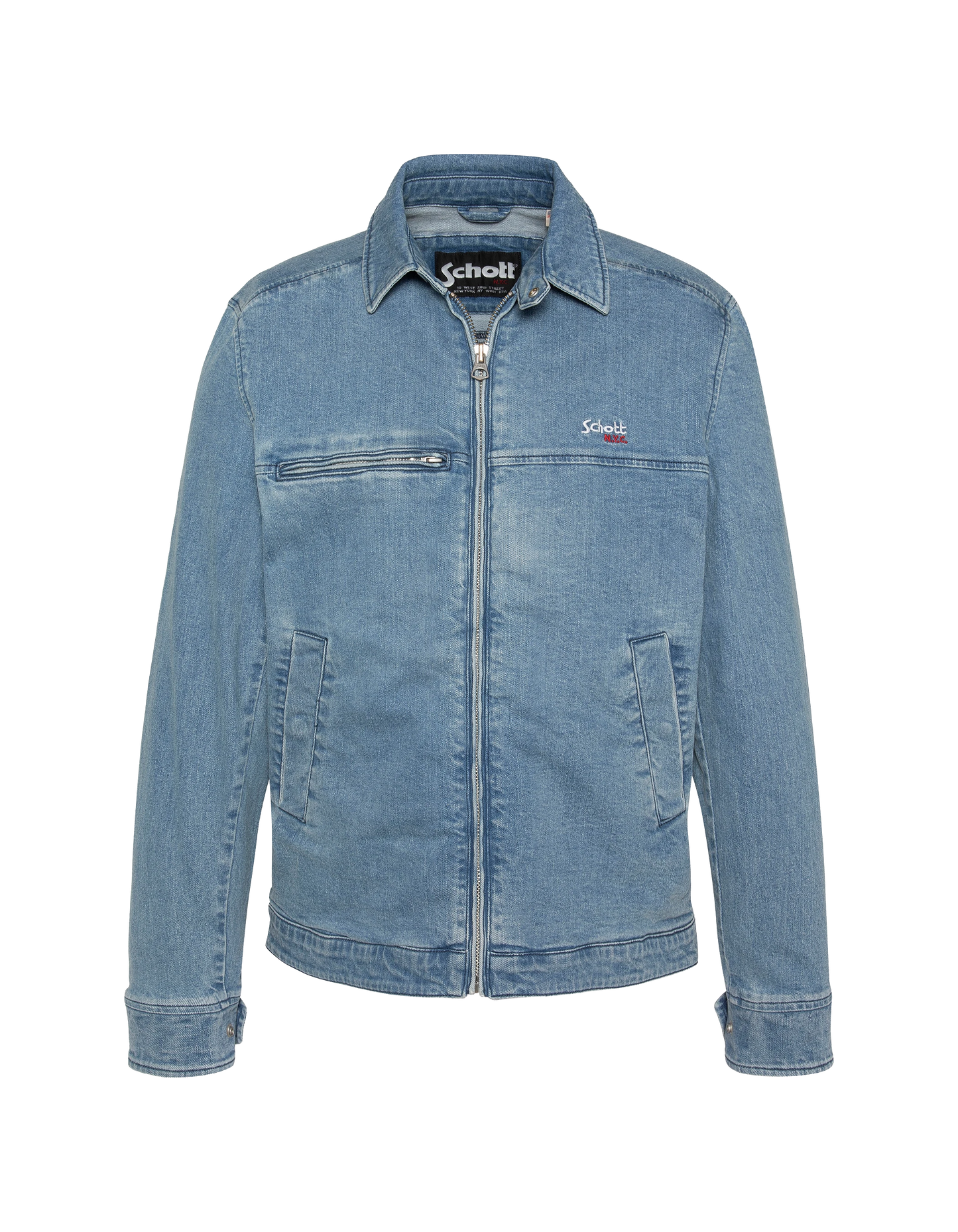 Veste en jean worker bleu