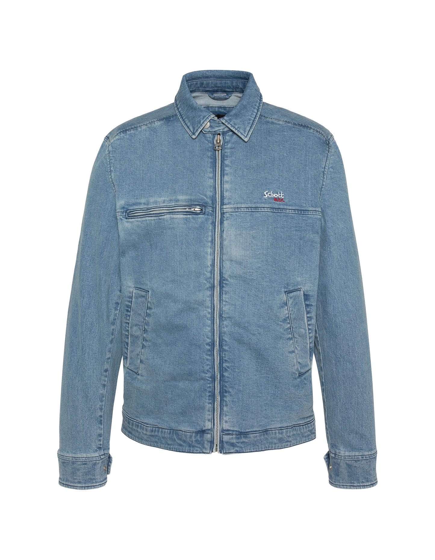 Veste en jean worker bleu