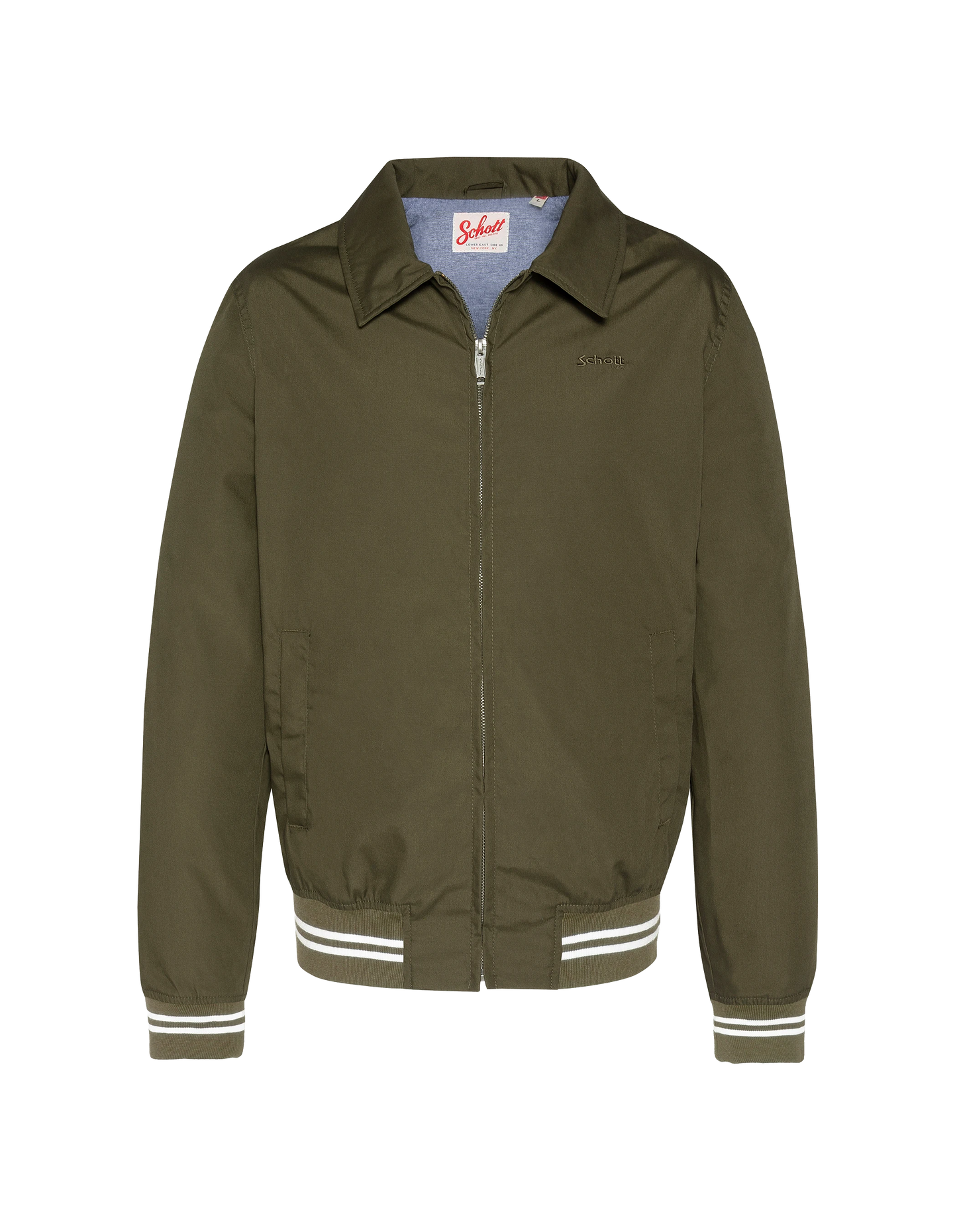 Blouson varsity kaki déperlant