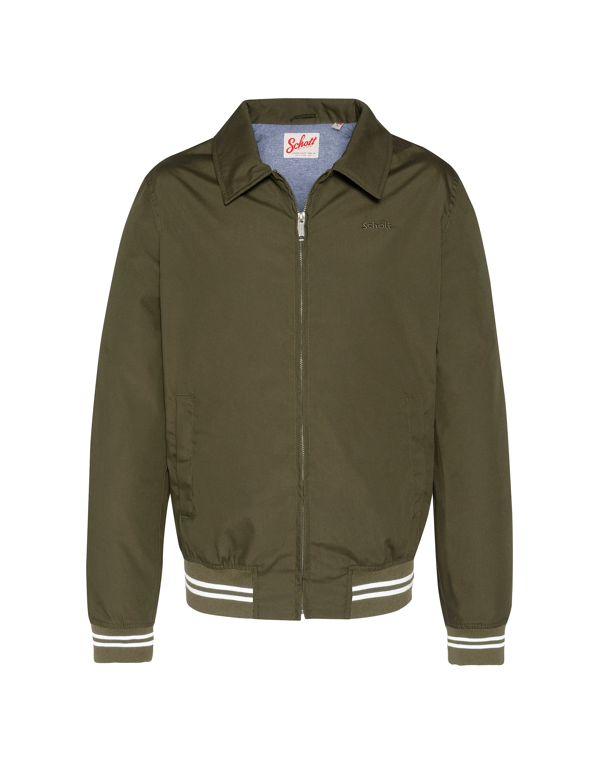 Blouson varsity kaki déperlant-1