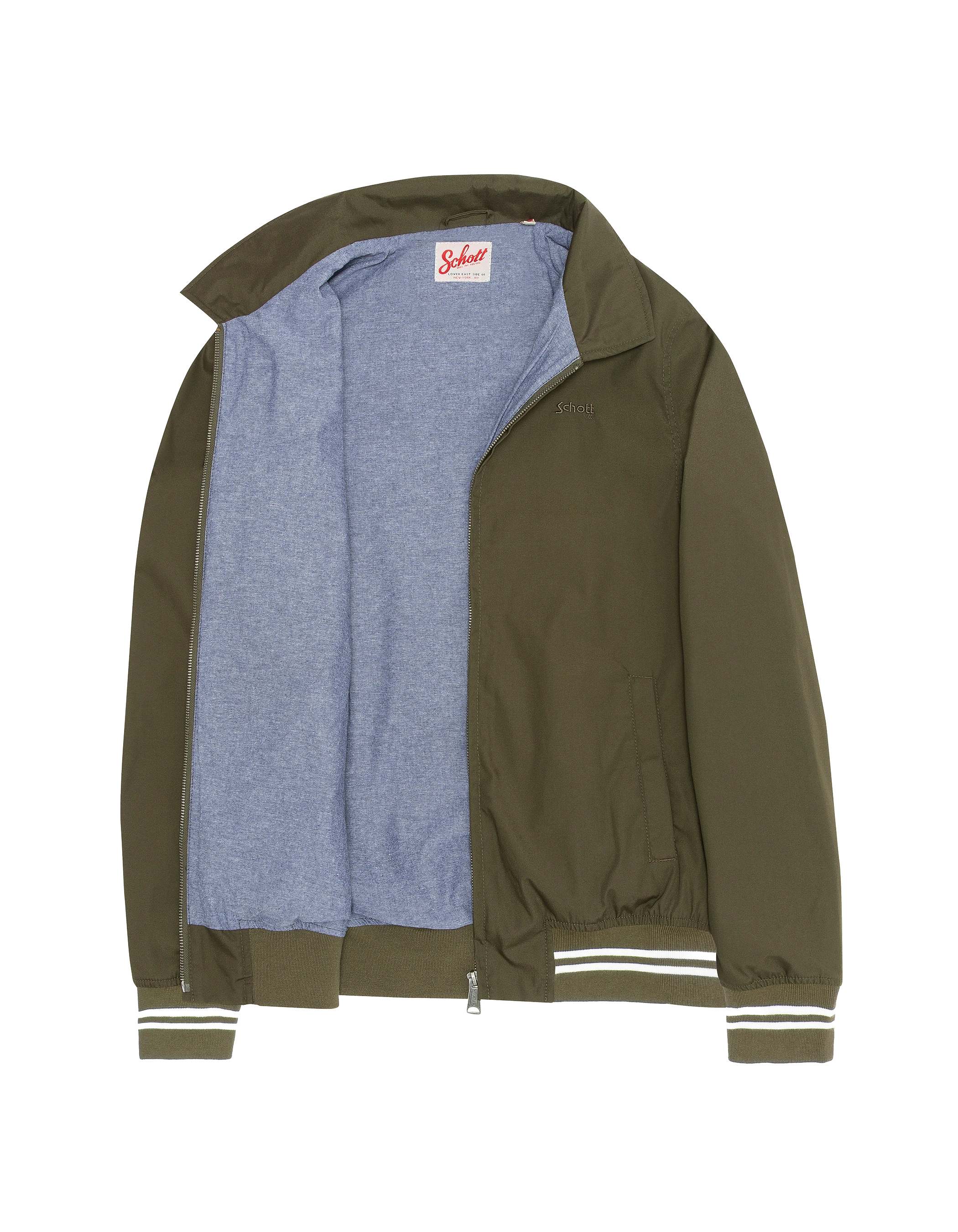 Blouson varsity kaki déperlant-3