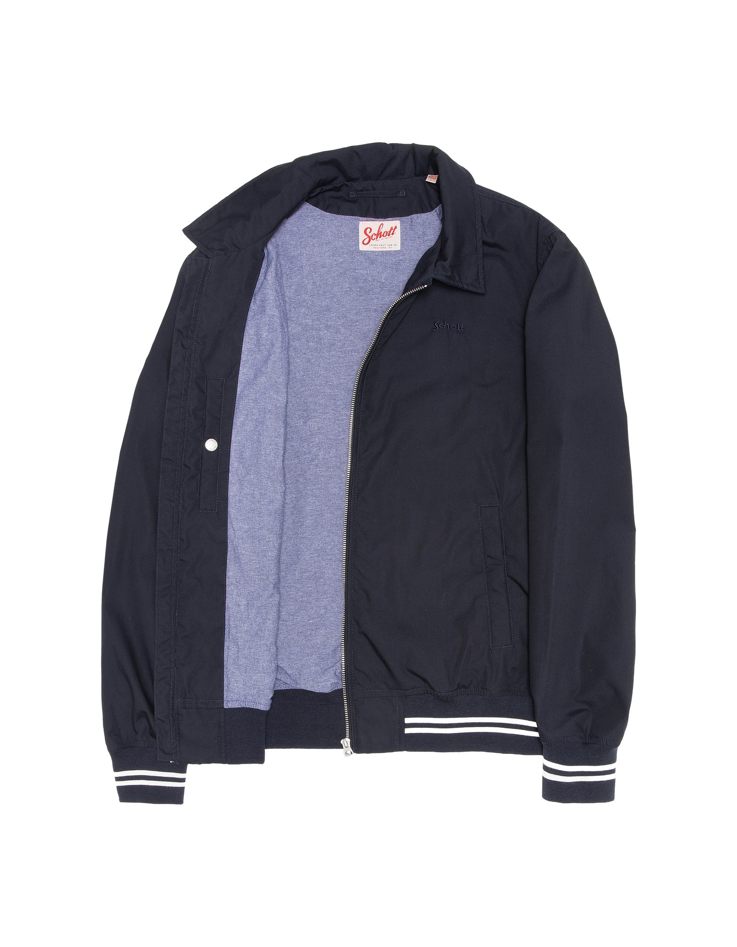 Blouson varsity bleu marine déperlant