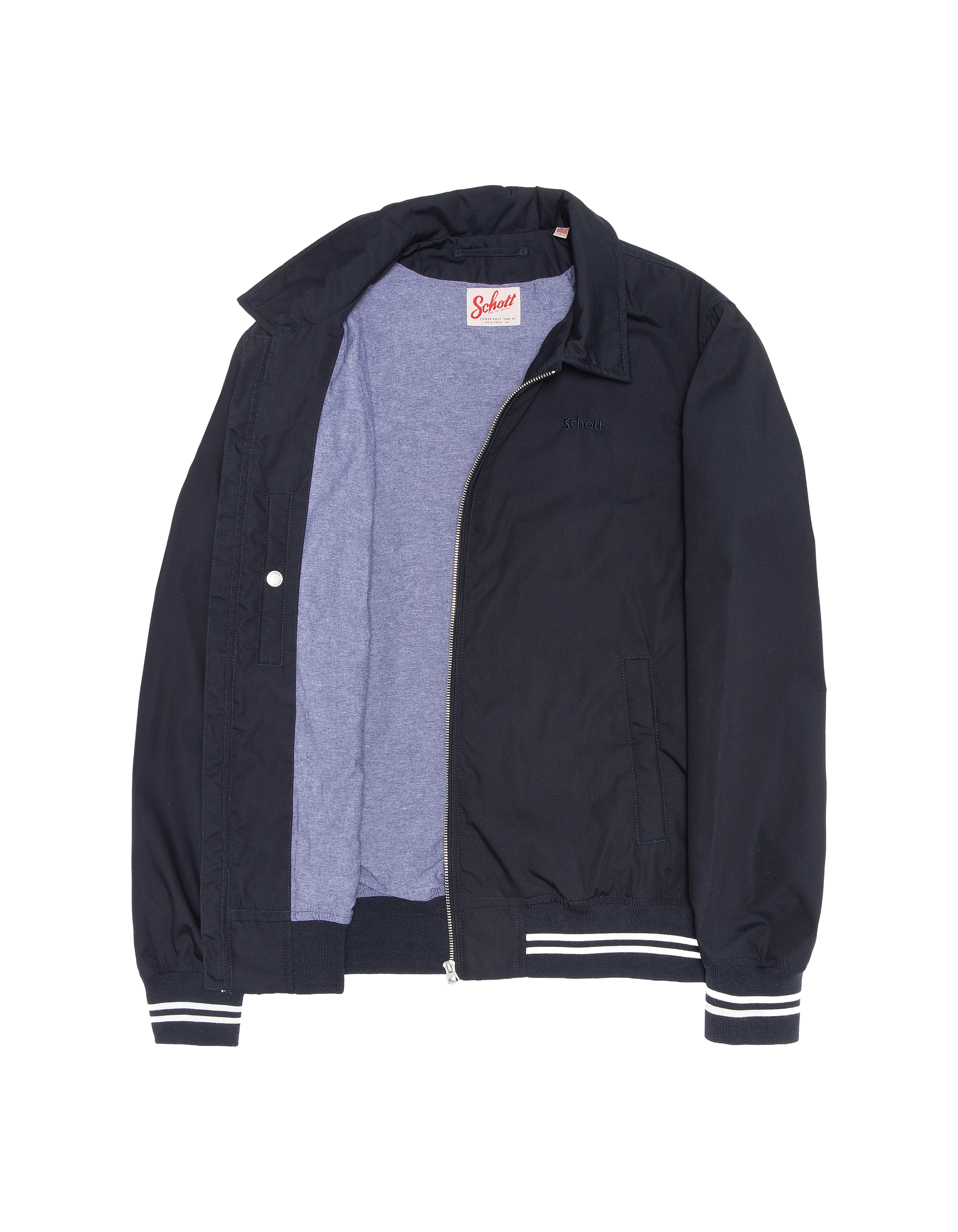 Blouson varsity bleu marine déperlant-7