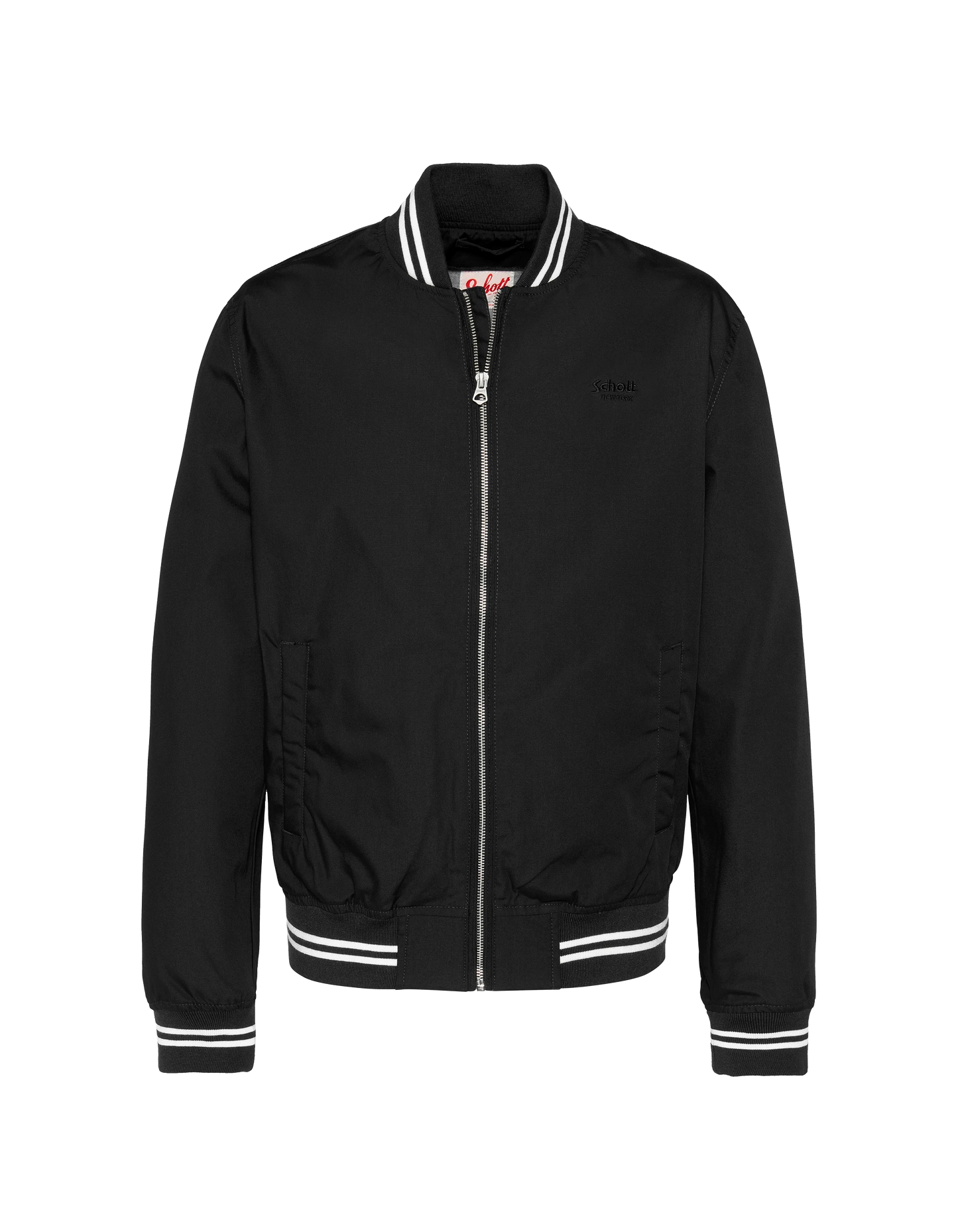 Blouson varsity noir déperlant