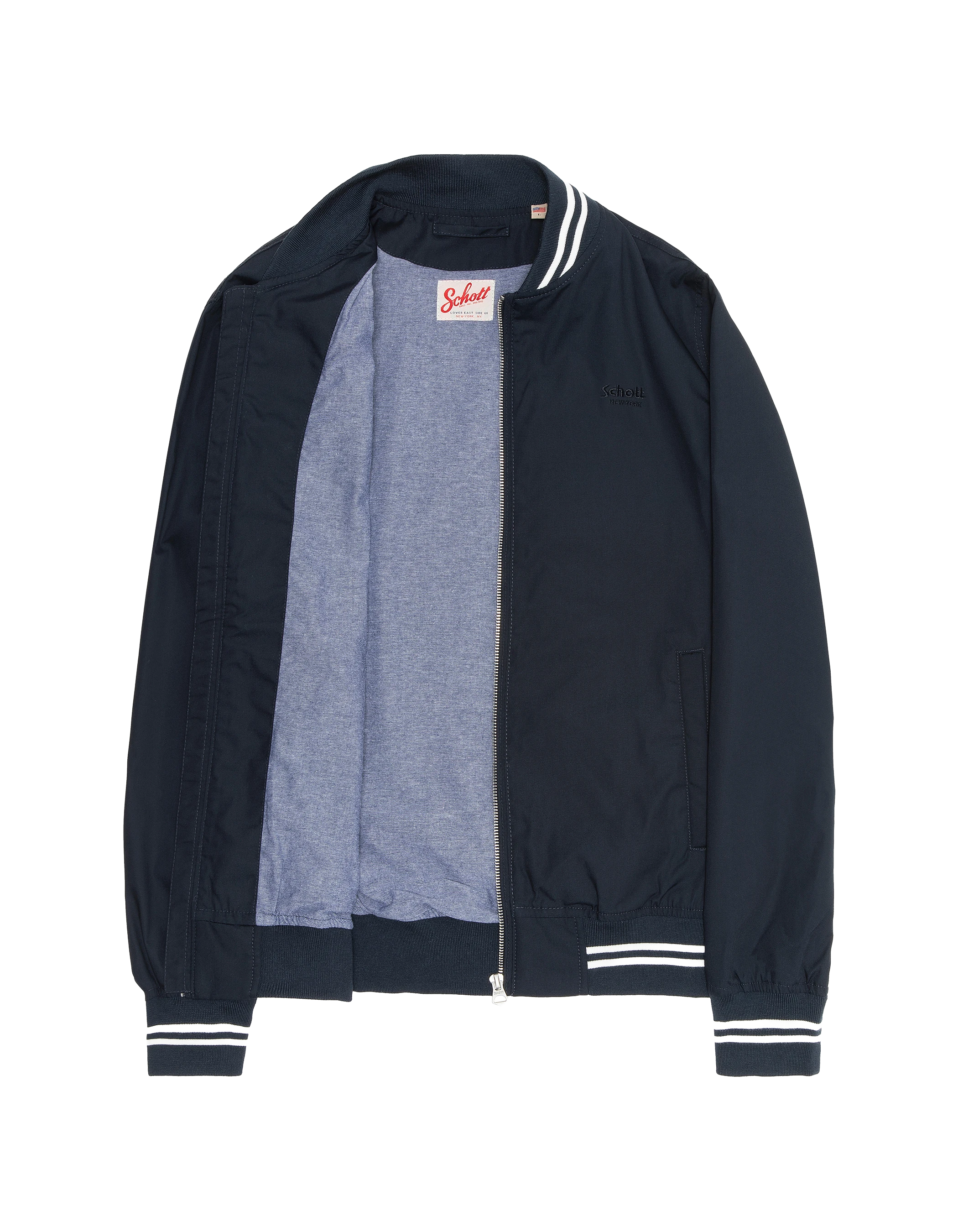 Blouson varsity bleu marine déperlant-3