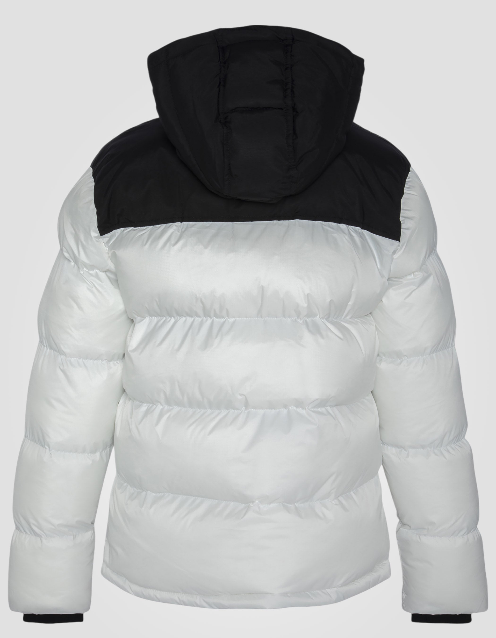Unisex weiße Kapuzenjacke-2