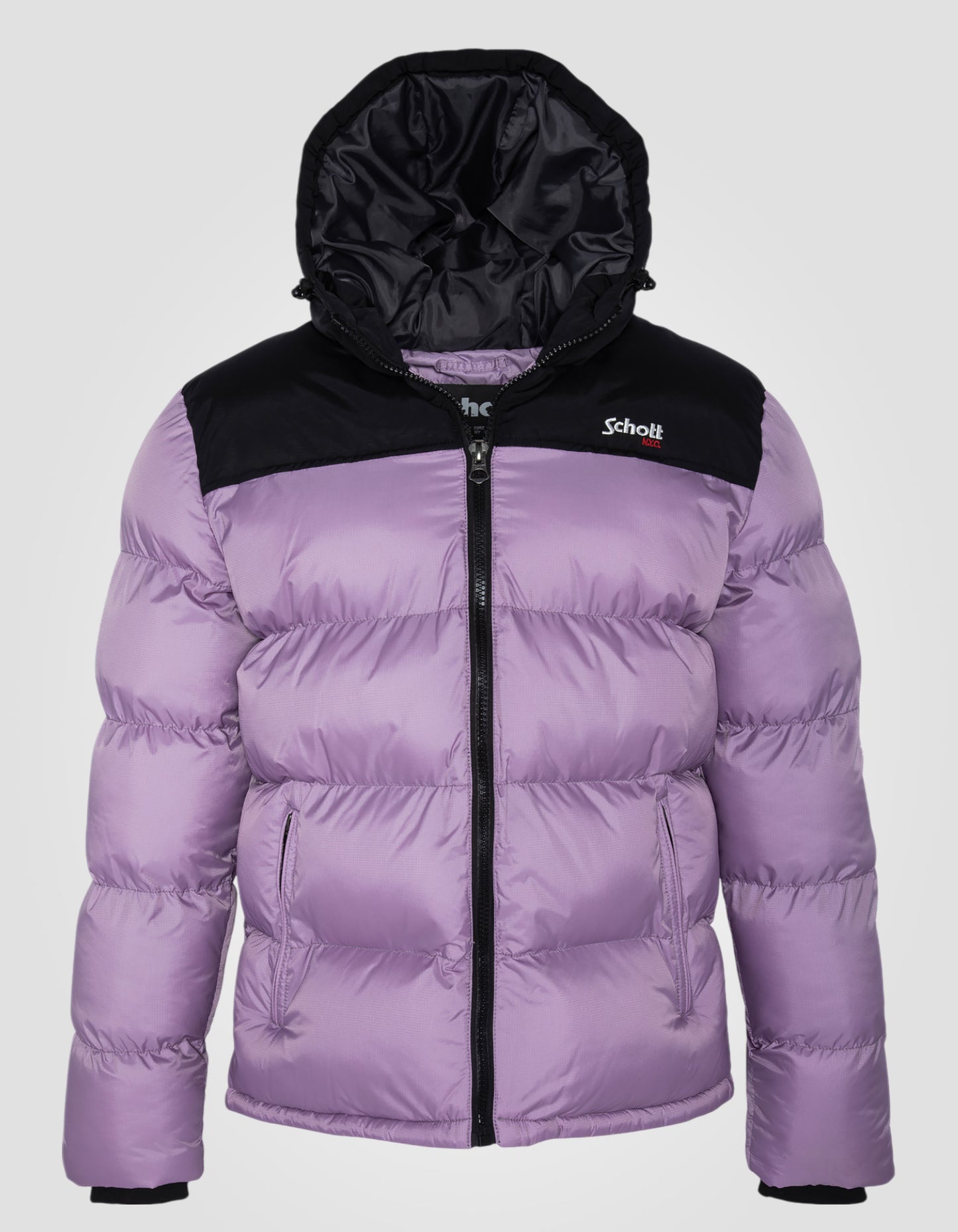 Mauve unisex hooded jacket