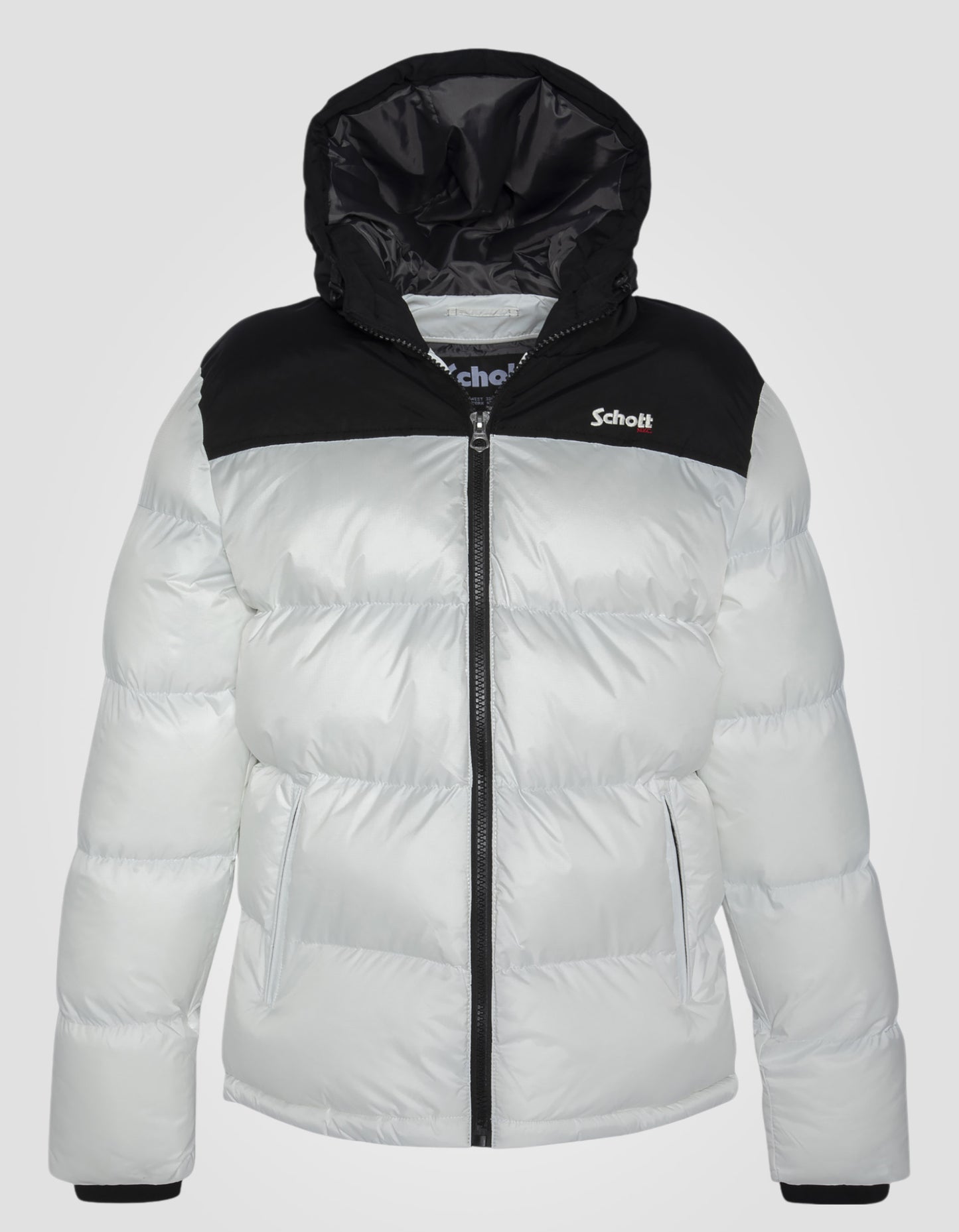 Unisex white hooded jacket