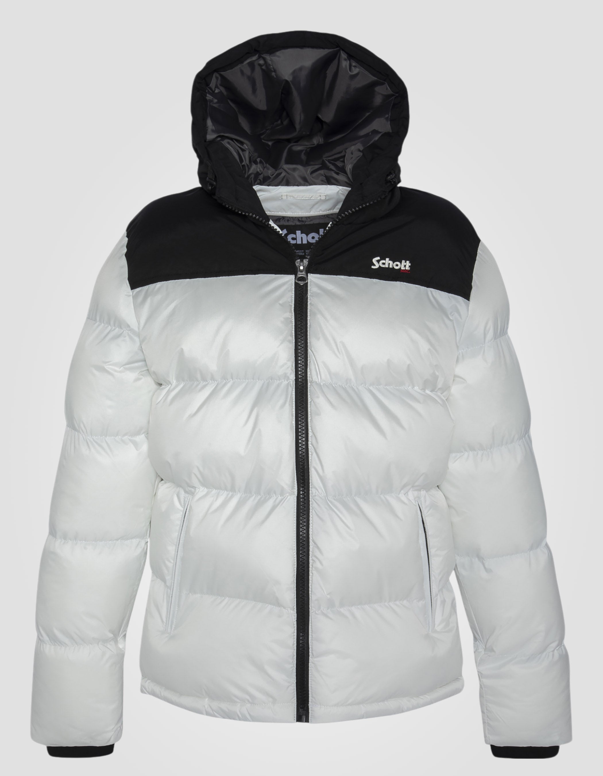 Unisex white hooded jacket-1