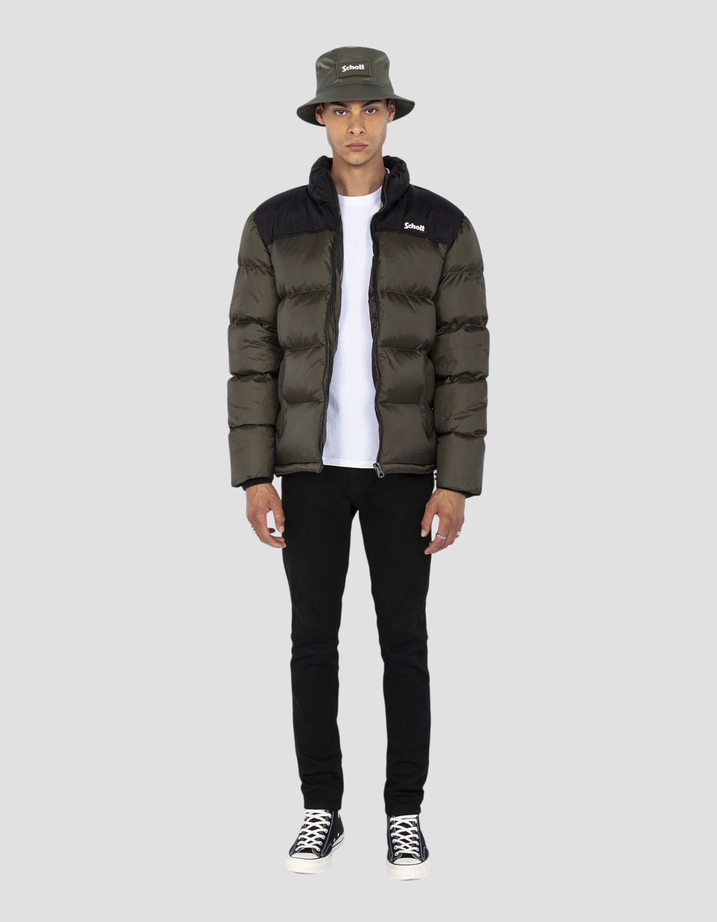 Doudoune kaki unisexe