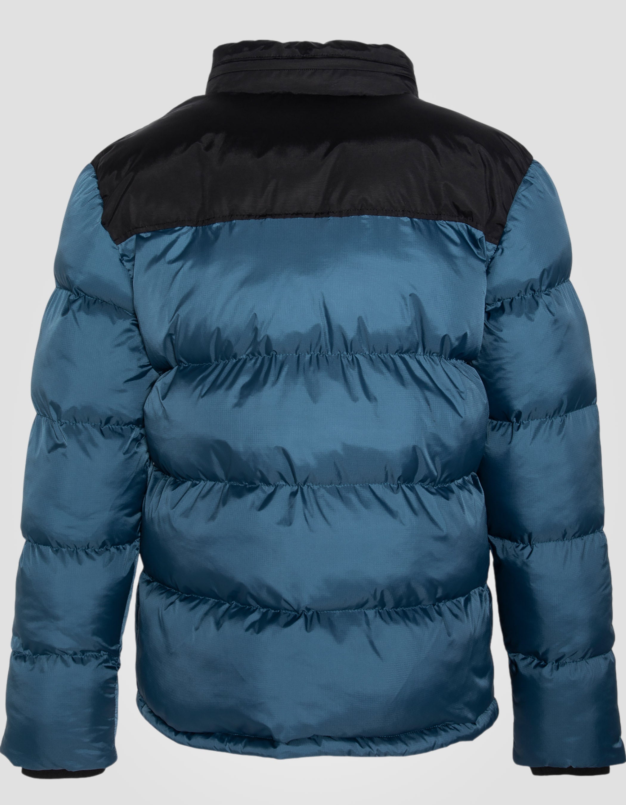 Unisex Steel Blue Down Jacke, große Größe-2