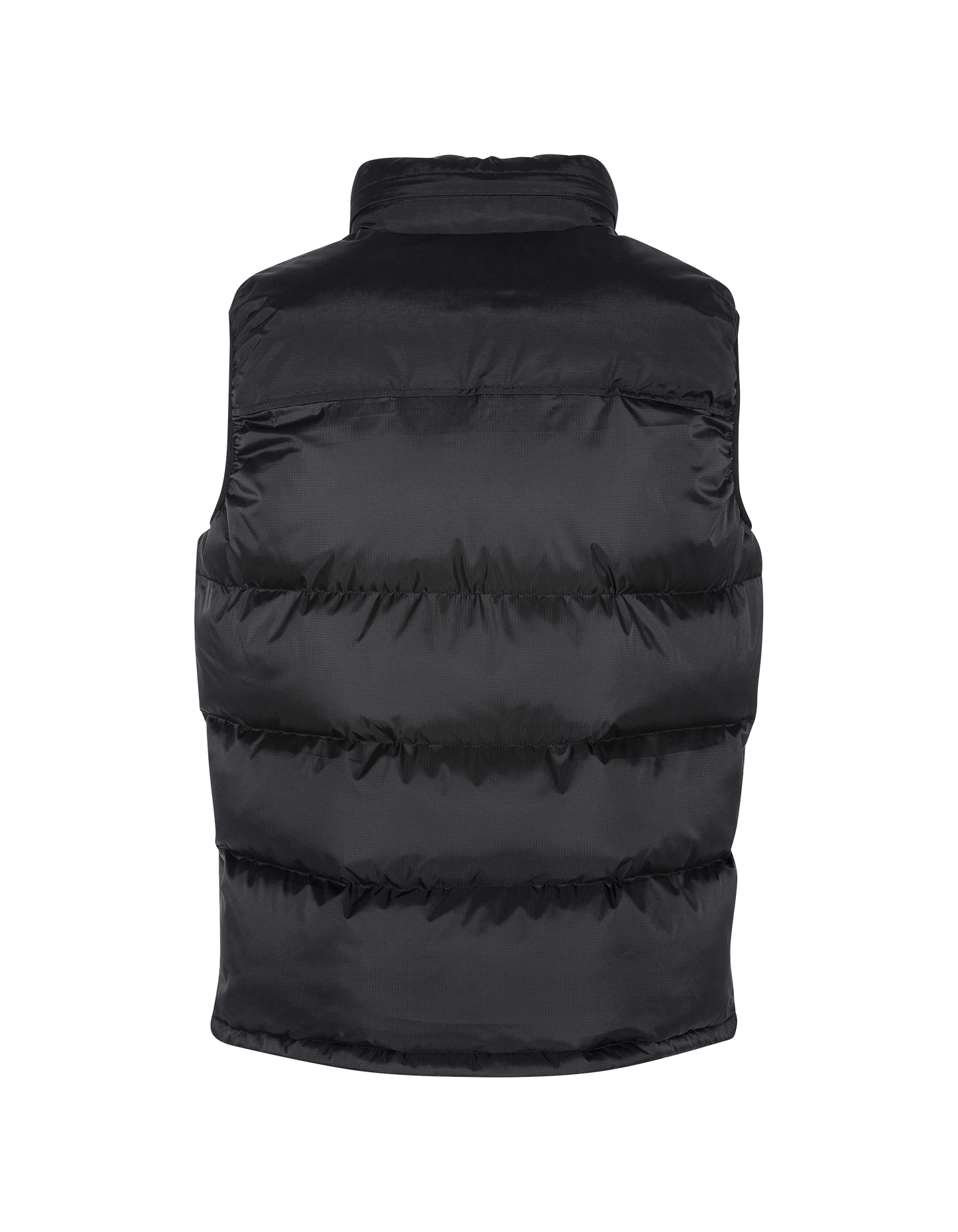 Unisex black sleeveless jacket