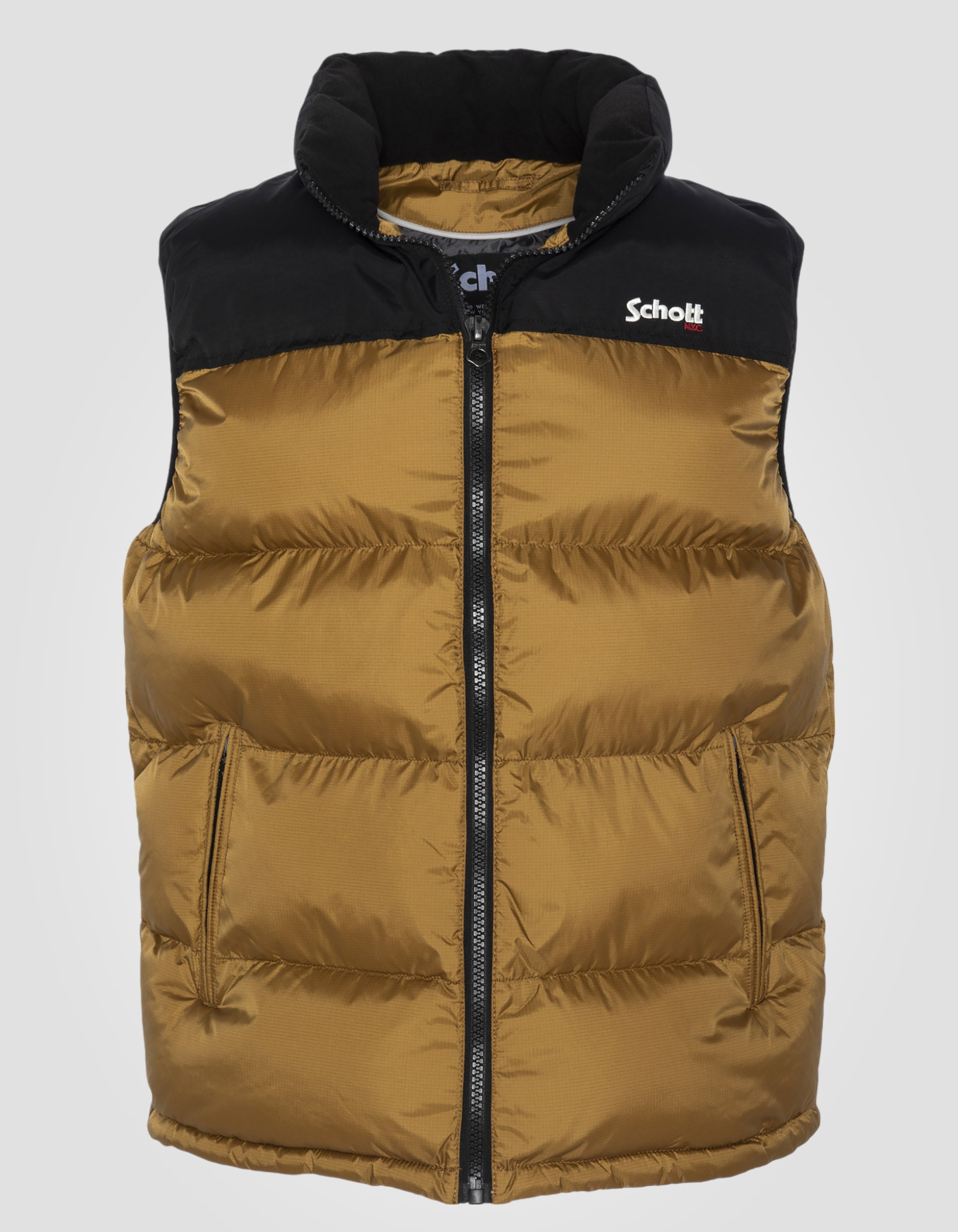 Unisex golden sleeveless jacket-1