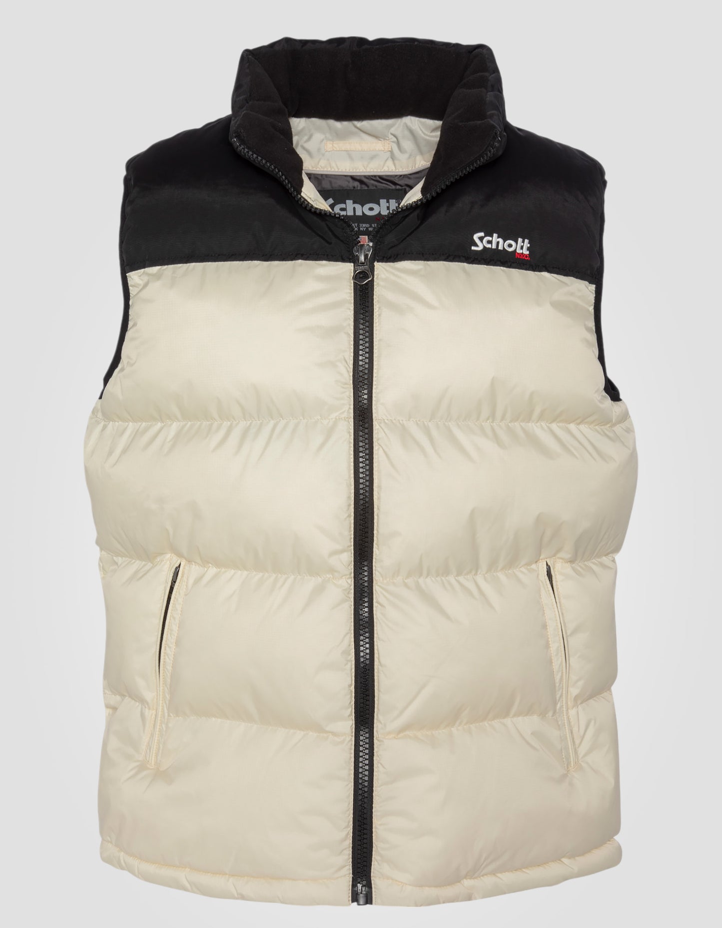 Unisex gebrochene weiße ärmellose Jacke