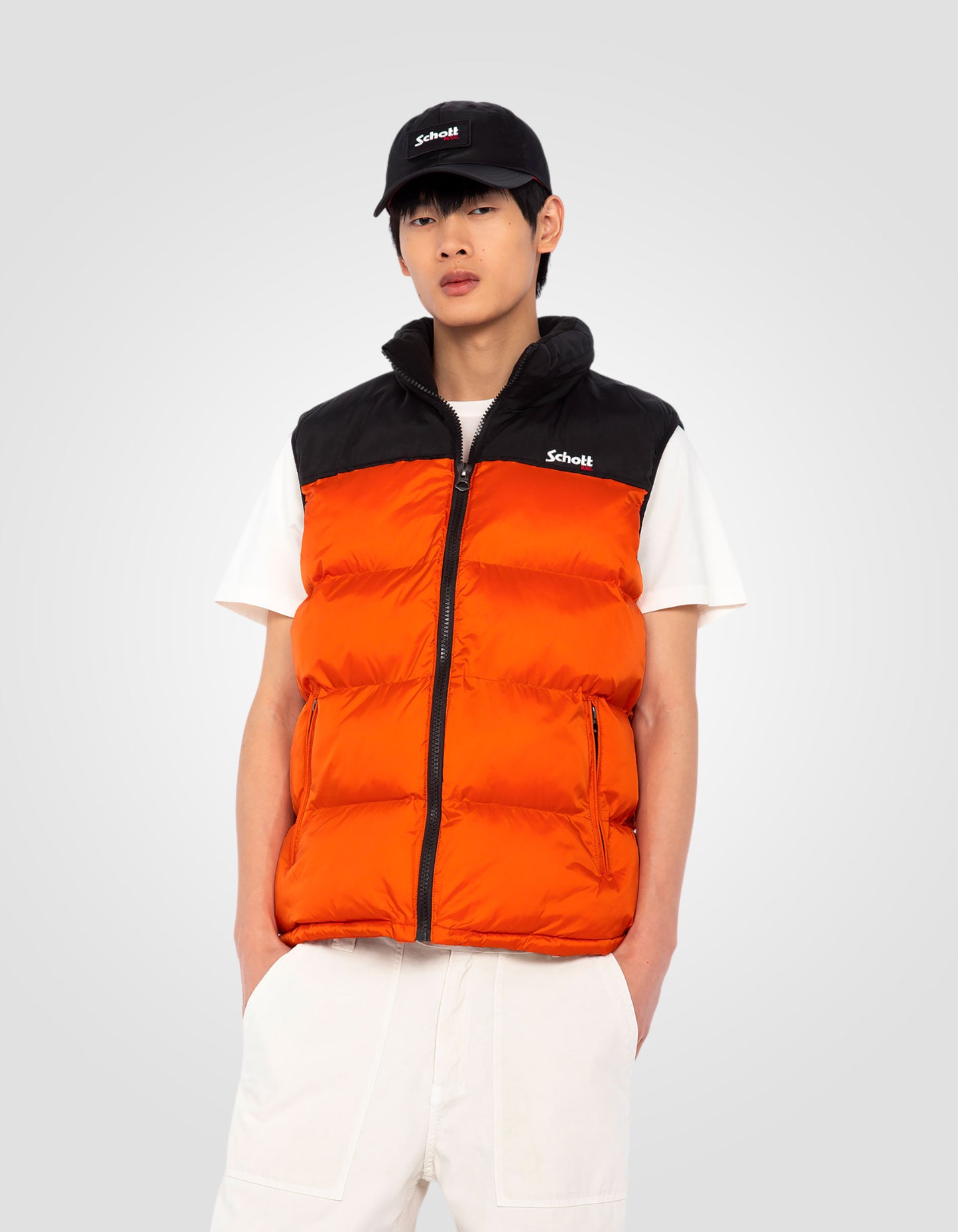 Orange unisex orange -handled jacket