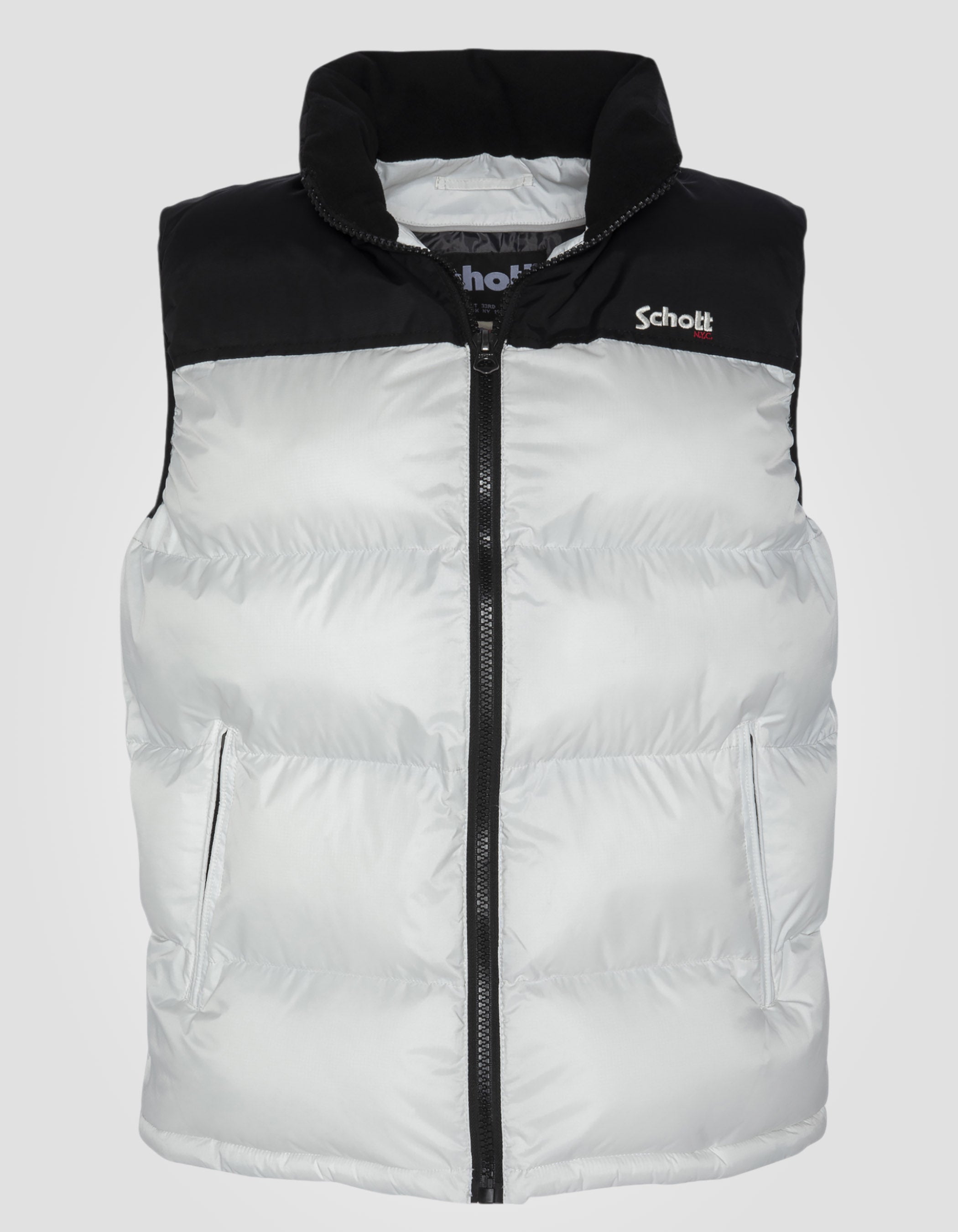 Giacca senza maniche bianche unisex, grandi dimensioni-1