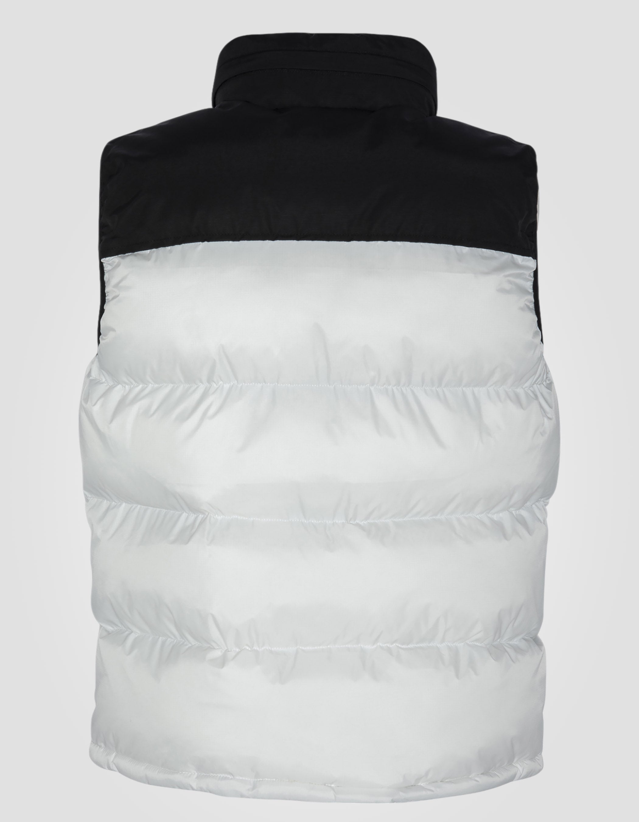 Unisex weiße ärmellose Jacke-2