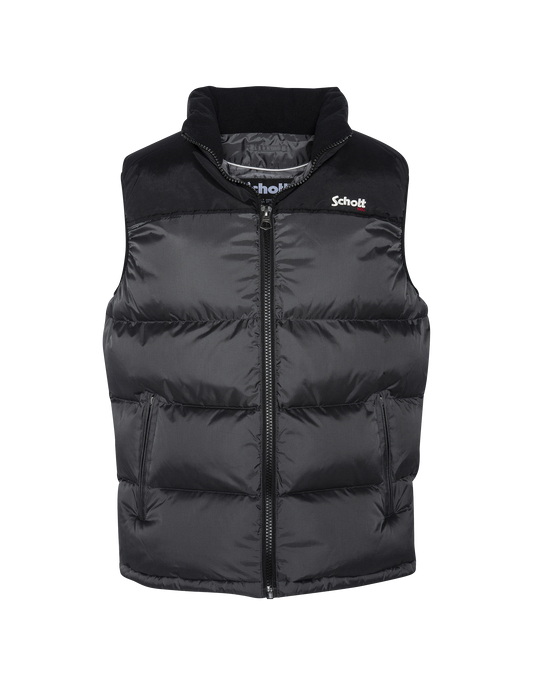 Doudoune sans manche anthracite enfant