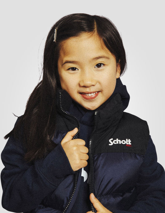 Children's navy blue sleeve jacket