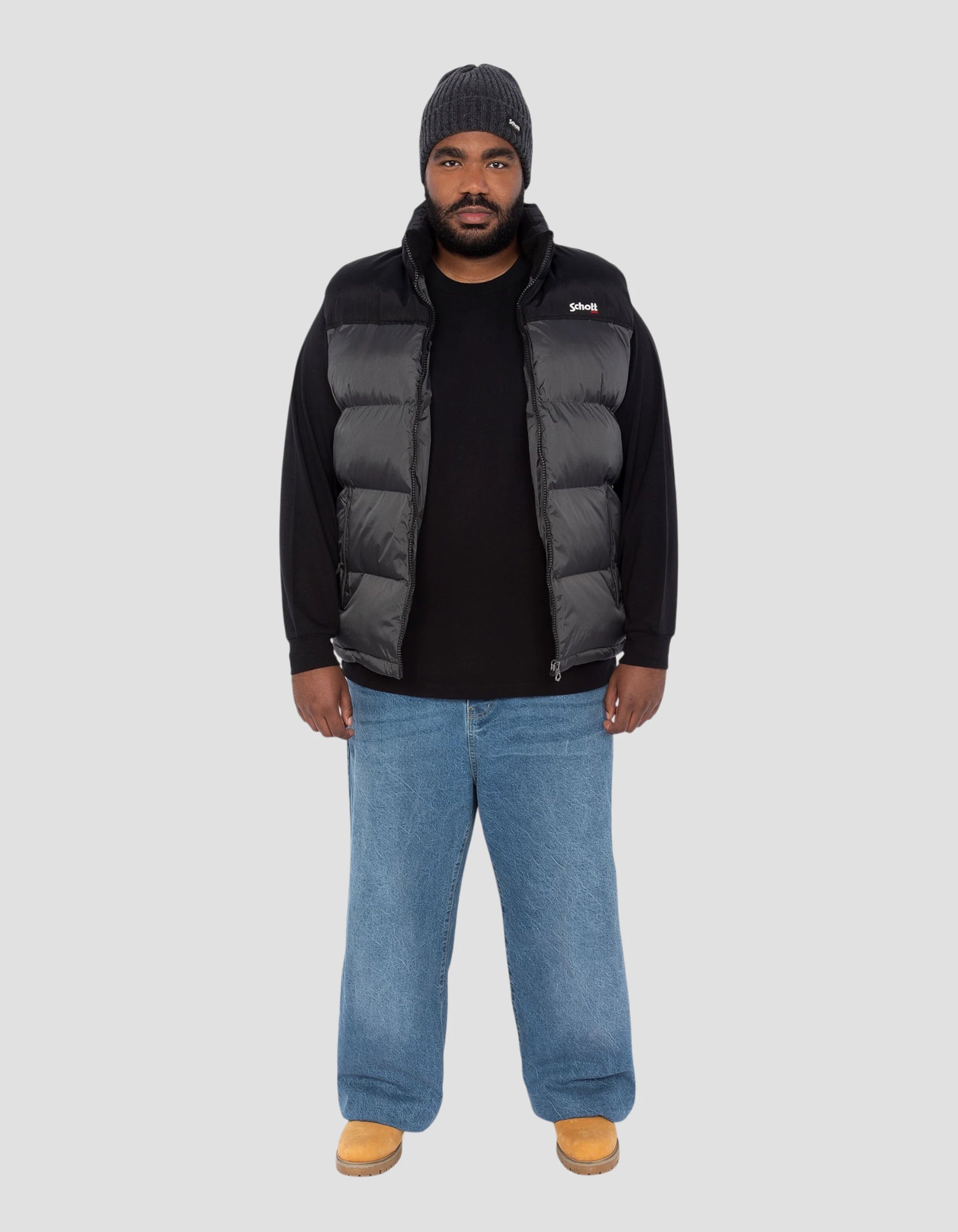 OUAT  VEST 24ss ブラック サイズ3 Unisex anthracite sleeveless jacket, large size - utahvgt