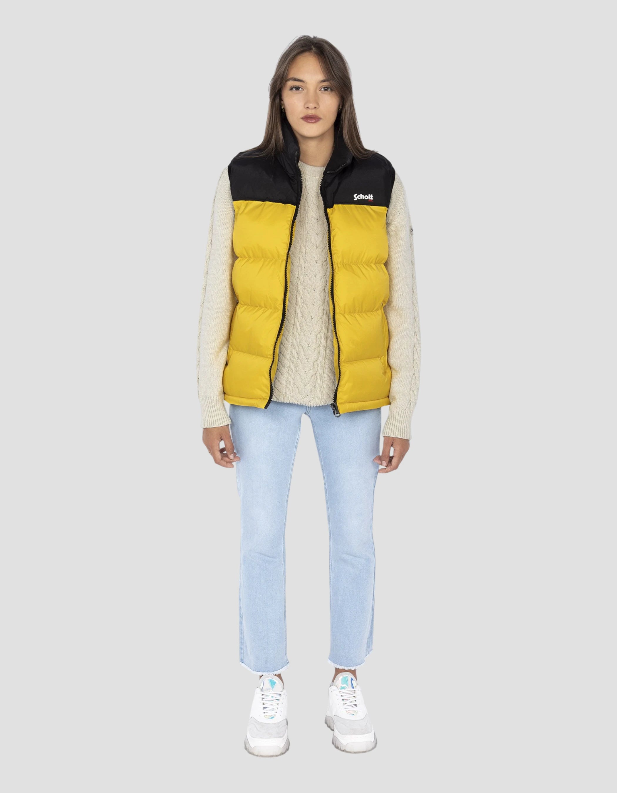 Unisex yellow -yellow sleeve jacket-1
