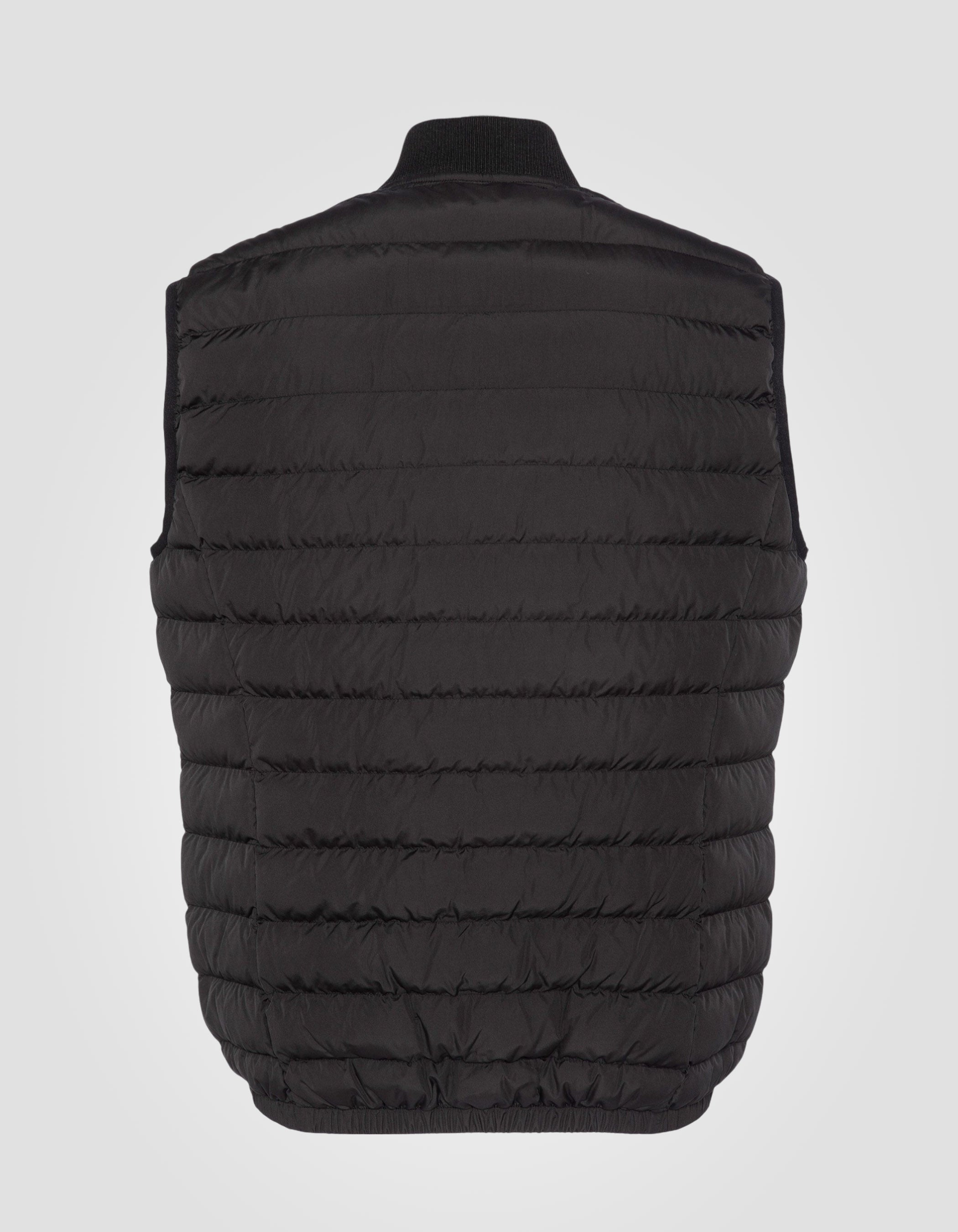 Giacca nera senza luce senza manica-7