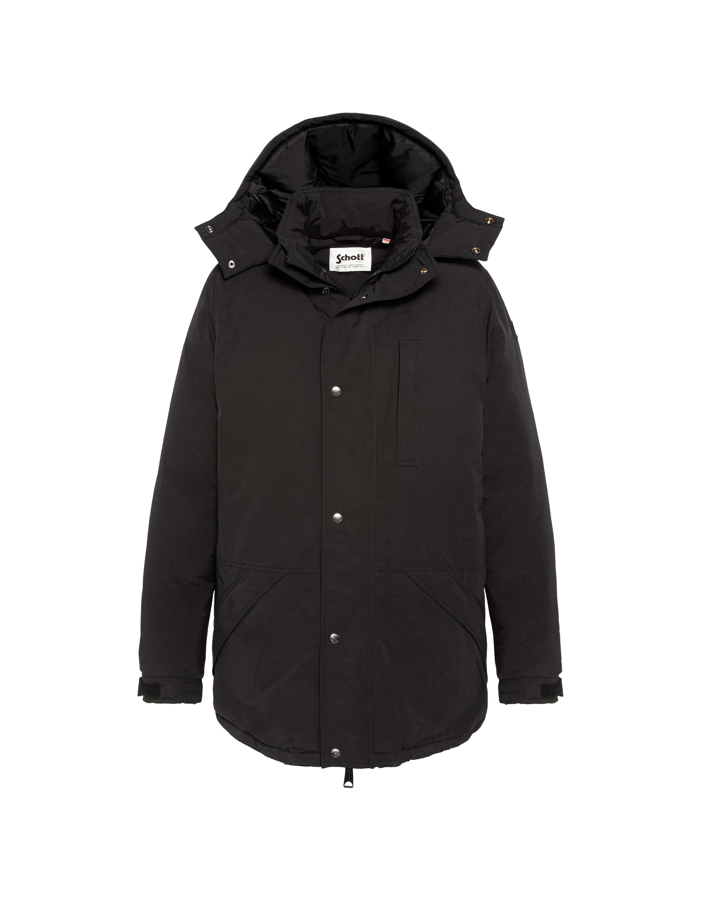 puffer jacket black hoodie