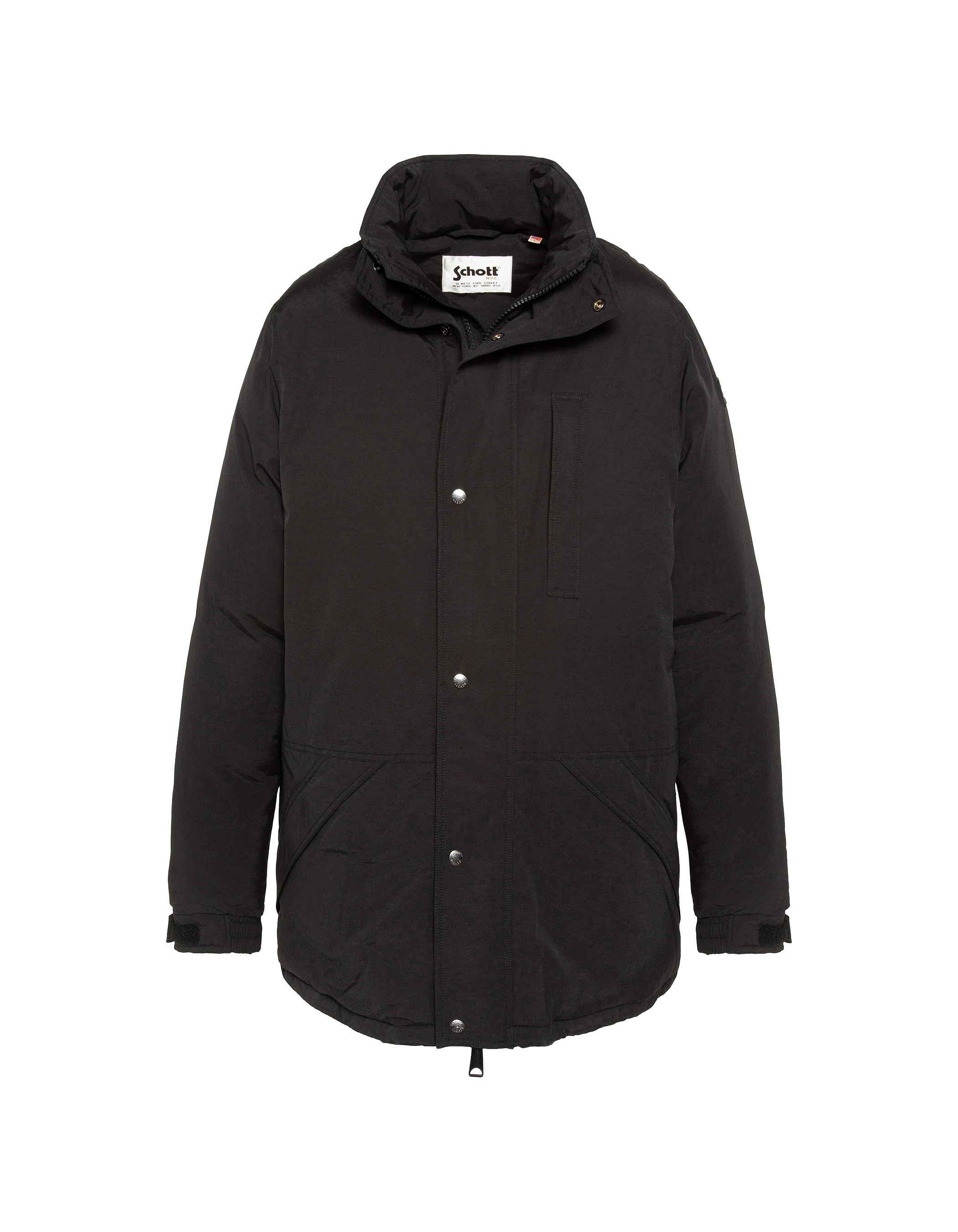 puffer jacket black hoodie-4
