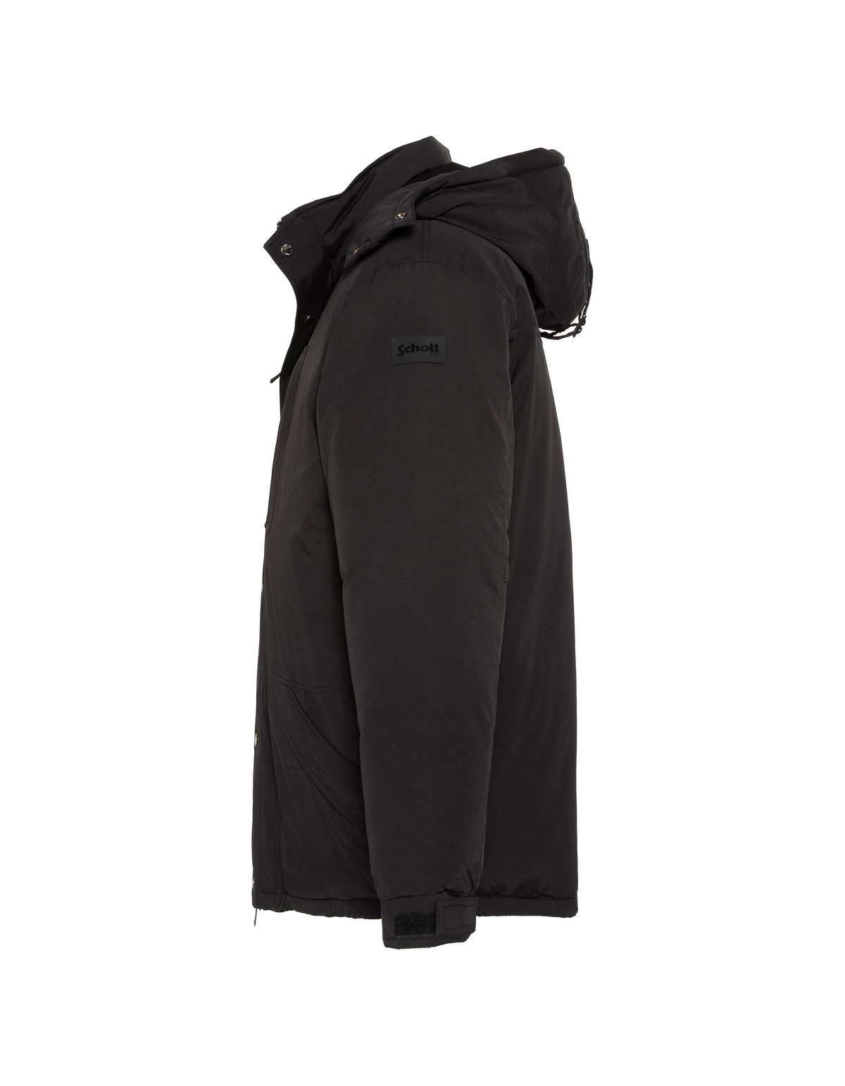 puffer jacket black hoodie