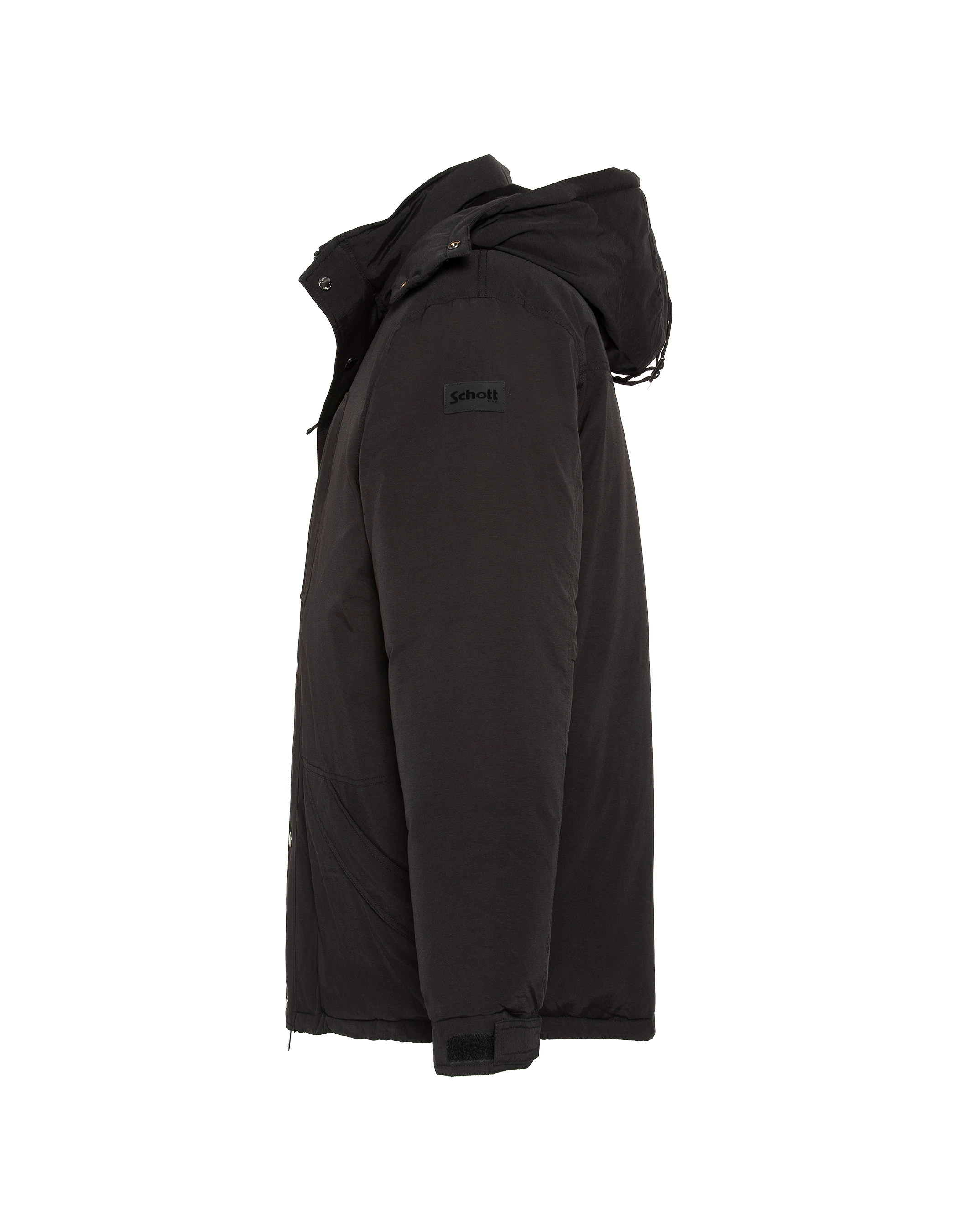 puffer jacket black hoodie-5