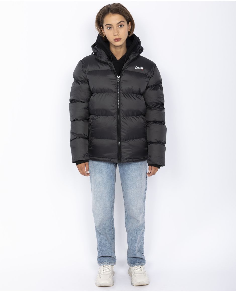 Hooded puffer jacket
