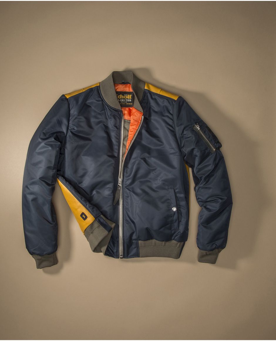 Bi-material flight jacket