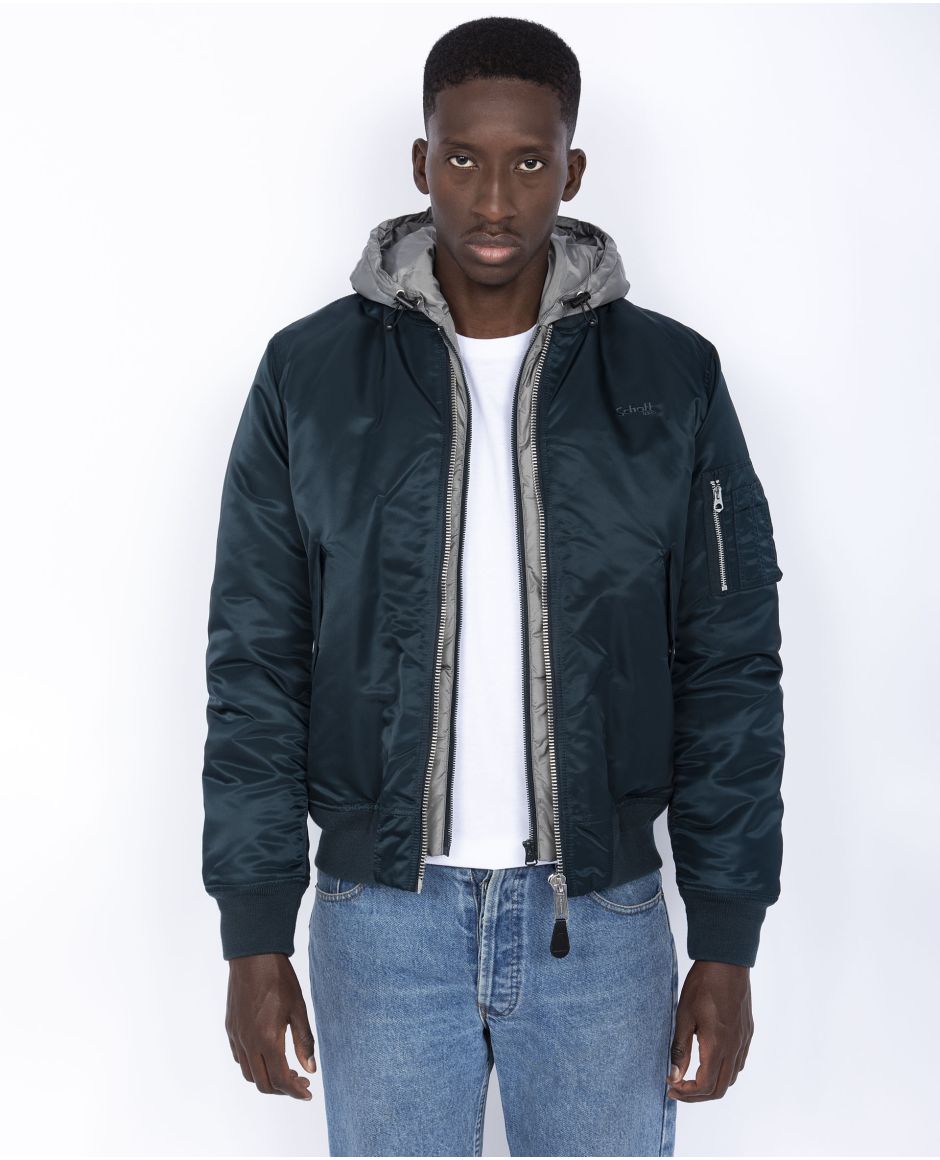 MA-1 Bomber jacket, removable front placket