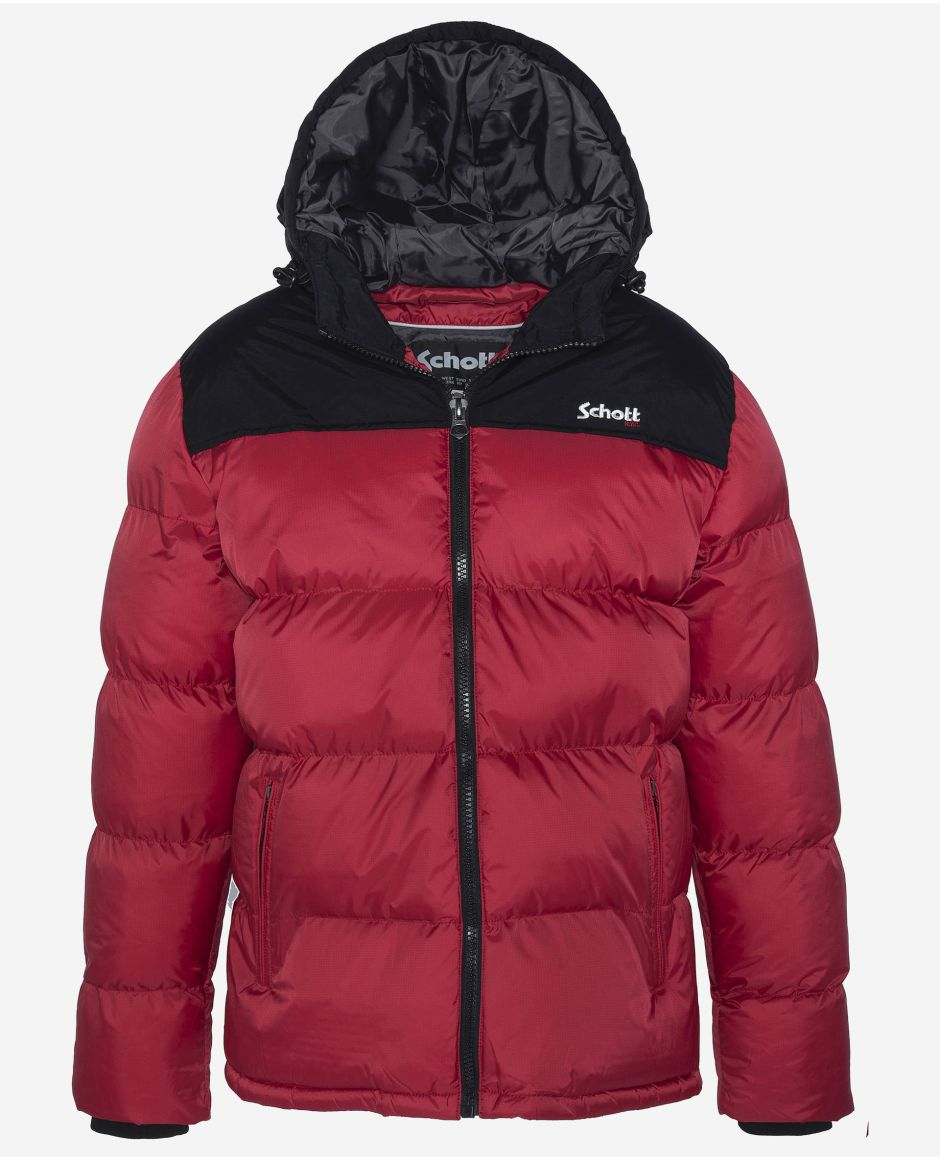 Puffer hooded jacket