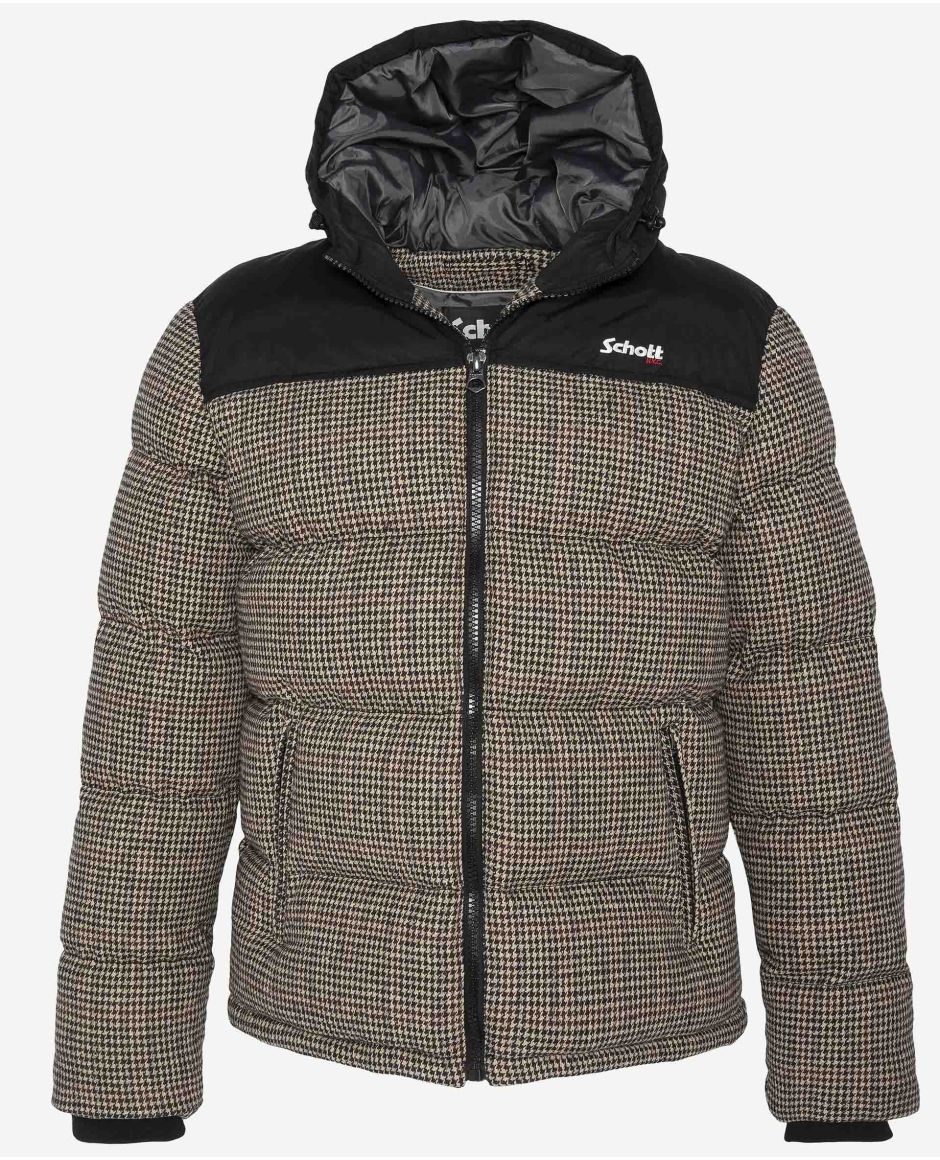 Unisex hooded puffer jacket