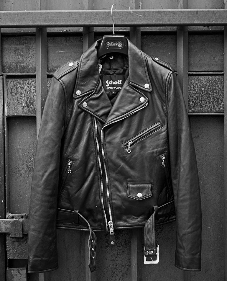 Schott N.Y.C. 536W Women's 23 Waxy Natural Grain Cowhide Perfecto®  Asymmetrical Leather Jacket